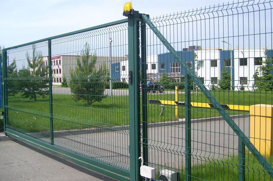 Ворота откатные «3Д Гиттер»
